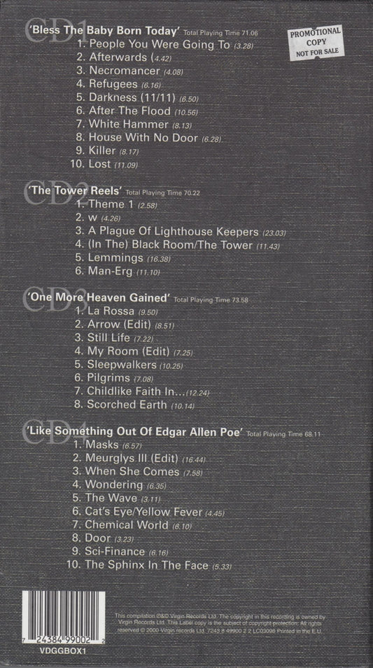 Van Der Graaf Generator The Box UK Box set