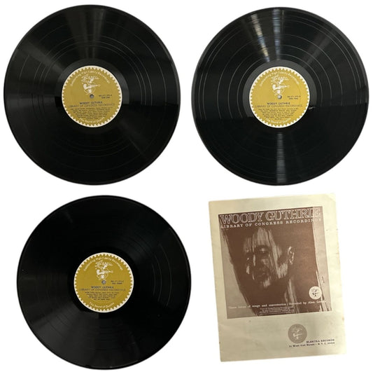 Woody Guthrie Library Of Congress Recordings - Gold Label UK Box set