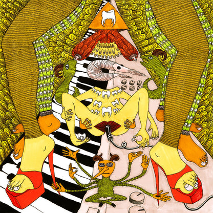 Goat - Oh Death Cloudberry Swirl Ltd Vinyl LP