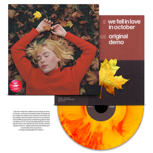 Girl In Red We Fell In Love In October 7" Vinyl Single Orange & Yellow Colour 2021