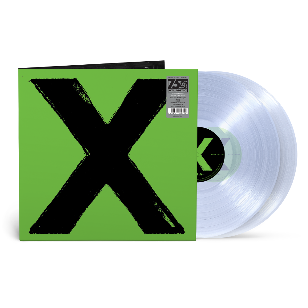 Ed Sheeran X Vinyl LP Crystal Clear Colour 2023
