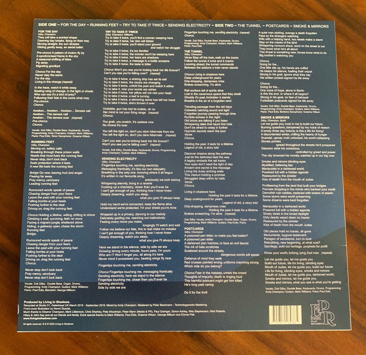 Living In Shadows - Living In Shadows Vinyl LP