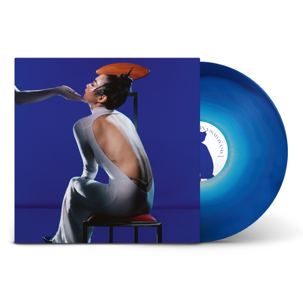 Rina Sawayama Hold The Girl Vinyl LP Opaque White & Cobalt Blue Mix Colour 2023