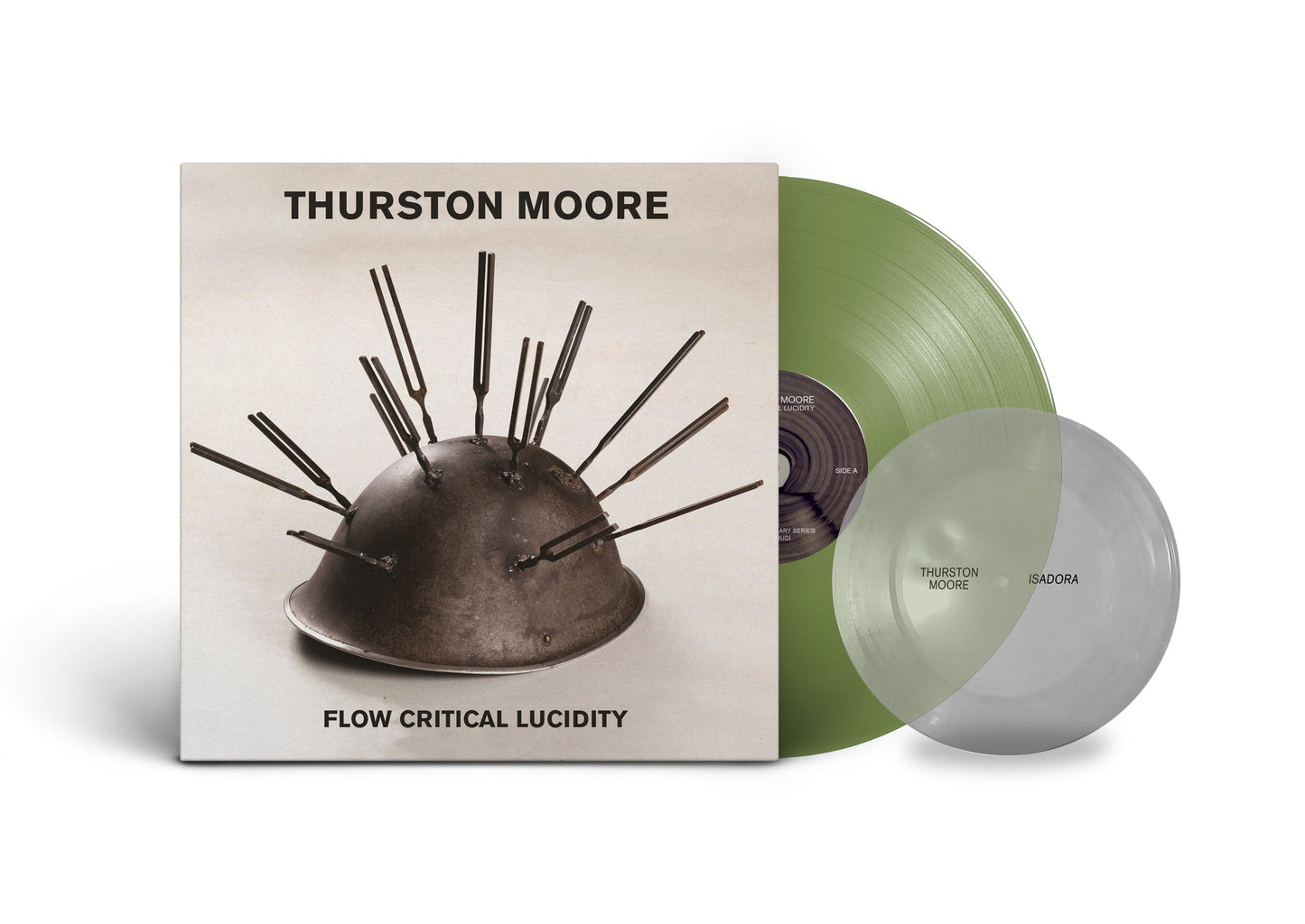 Thurston Moore - Flow Critical Lucidity - Resistance Green Vinyl LP + Clear Flexi 7".