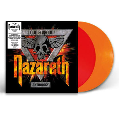 Nazareth – Loud & Proud! Anthology - 2 x RED / ORANGE COLOURED VINYL LP SET
