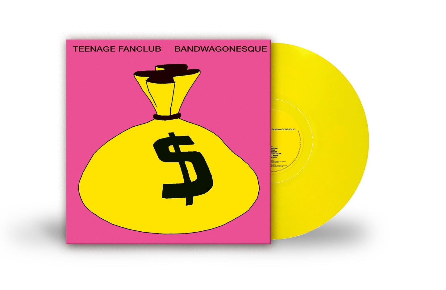 Teenage Fanclub -  Bandwagonesque Transparent Yellow Vinyl LP NAD 23