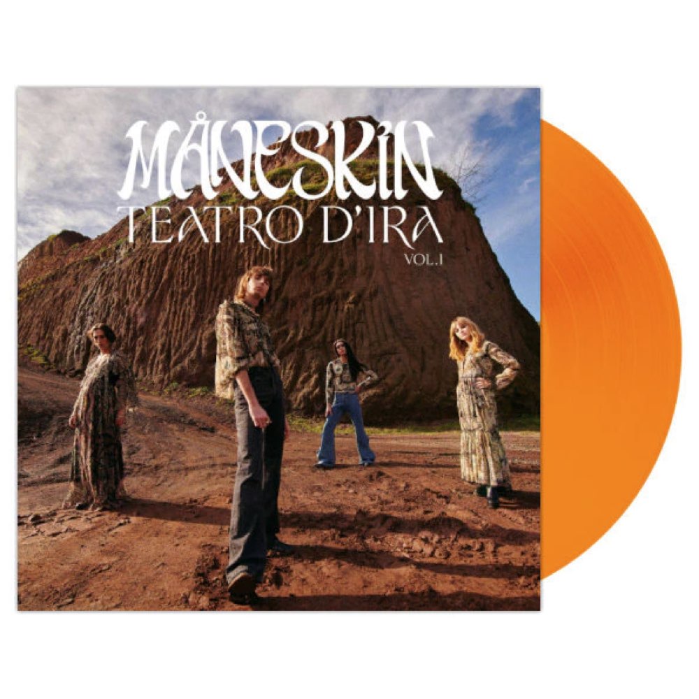 Maneskin Teatro D'Ira Vinyl LP Orange Colour 2021