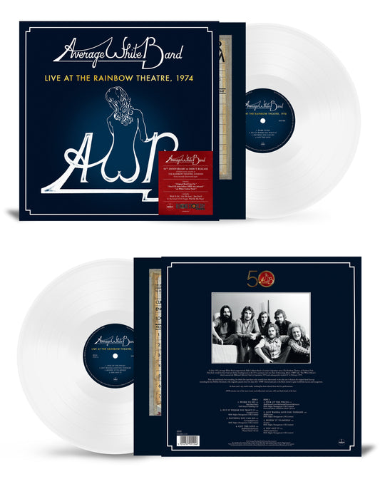 AVERAGE WHITE BAND - Live At The Rainbow Theatre: 1974 (RSD 2024) - 1 LP - 140g White Vinyl  [RSD 2024]