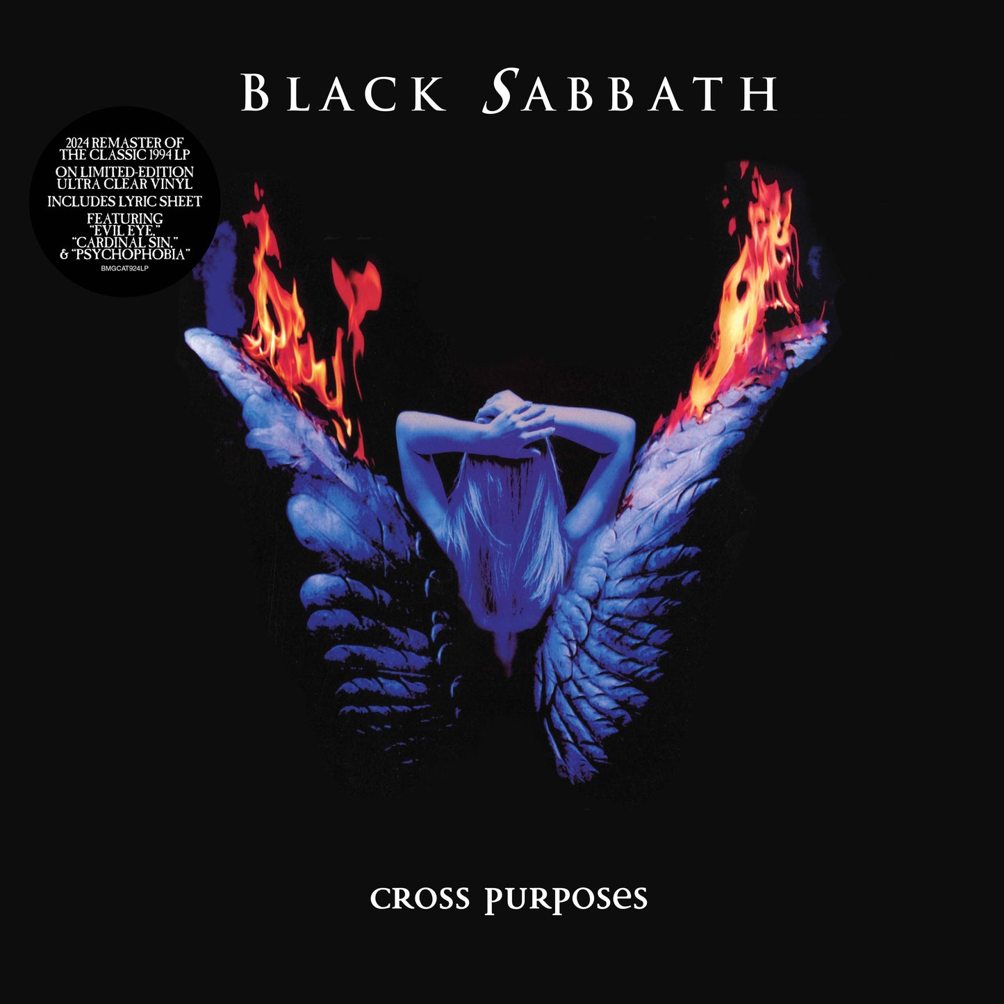 Black Sabbath - Cross Purposes 2024 Re-master Ultra Clear Vinyl LP