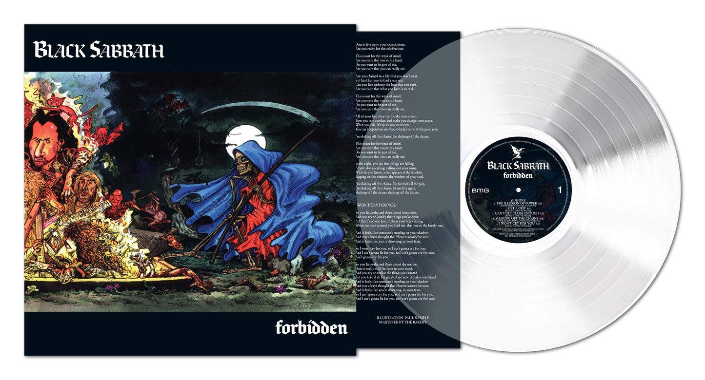 Black Sabbath - Forbidden 2024 Re-master Ultra Clear Vinyl LP
