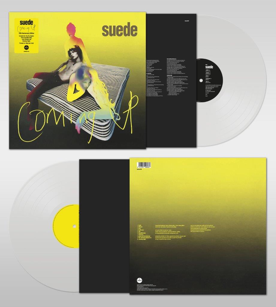 Suede - Coming Up 25th Anniversary Clear Vinyl LP