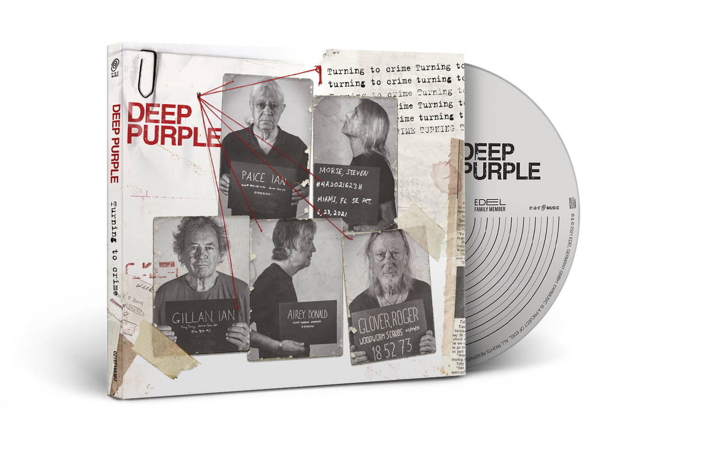 Deep Purple - Turning To Crime Ltd Gatefold Crystal Clear Vinyl 2LP