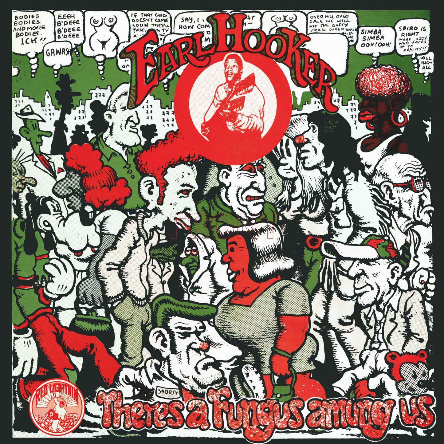 EARL HOOKER - There's a Fungus Amung Us - 1 LP - Red Orange splatter/burst effect Vinyl  [RSD 2024]