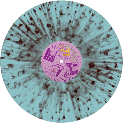 The Lovely Eggs - Eggsistentialism Indies Transparent Blue with Coffee Splatter Vinyl LP