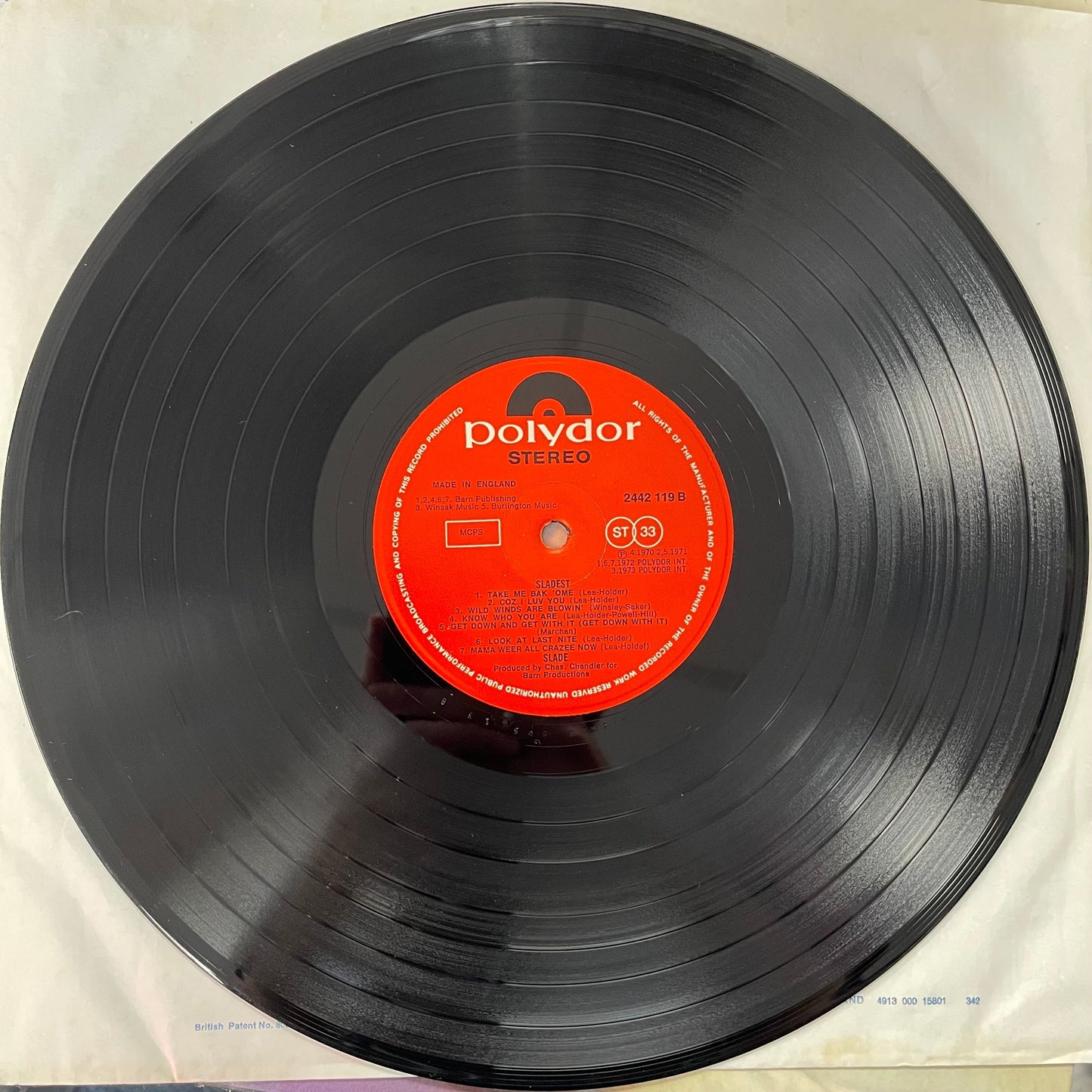 Slade - Sladest - ORIGINAL ISSUE