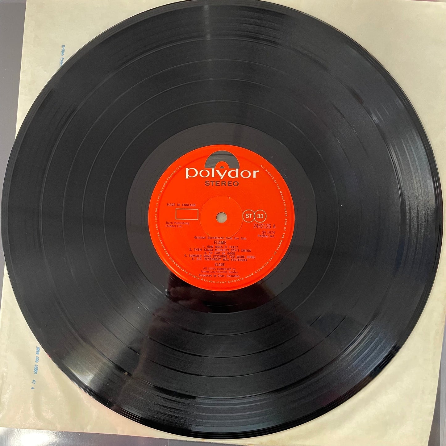 Slade - Slade In Flame - ORIGINAL ISSUE