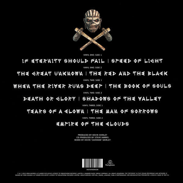 Iron Maiden – The Book Of Souls - 3 x VINYL LP SET