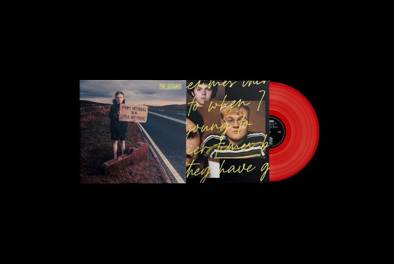 Lathums - From Nothing To A Little Bit More Indie Transparent Red Vinyl LP