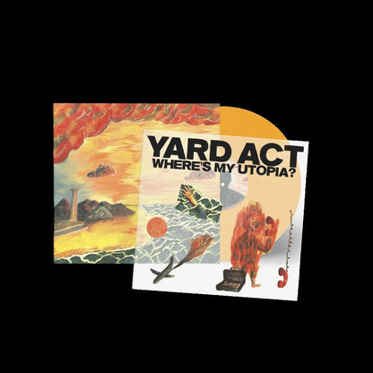 Yard Act - Where's My Utopia? Indies Exclusive Utopian Orange Vinyl LP & Stickers!