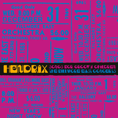 Jimi Hendrix - Songs For Groovy Children: The Fillmore East Concerts - 1LP - Blue & Violet Vinyl  [RSD Black Friday 2024]