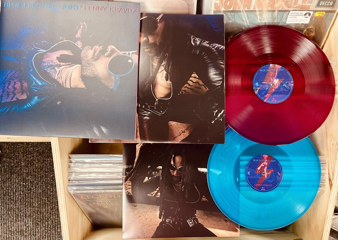 Lenny Kravitz – Blue Electric Light - 2 x BLUE & PINK COLOURED VINYL LP SET