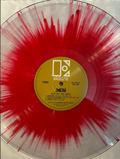 MC5 – Kick Out The Jams - RED SPLATTER COLOURED VINYL LP - NEW