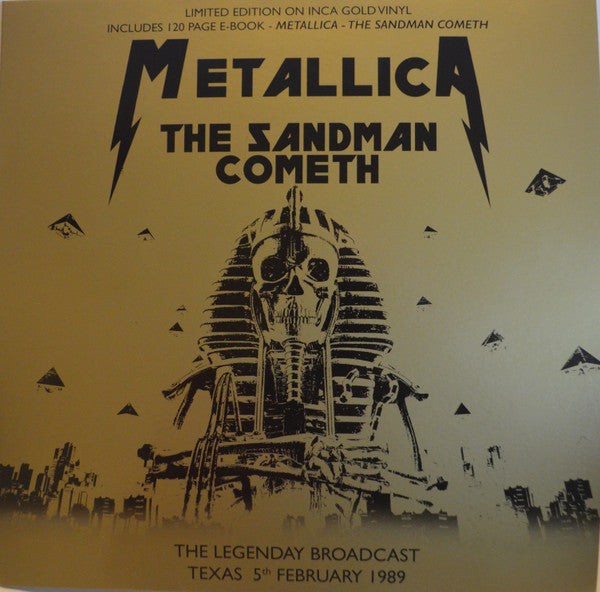 Metallica – The Sandman Cometh -  GOLD COLOURED VINYL LP