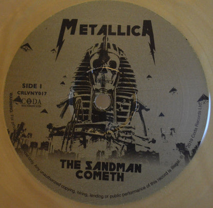 Metallica – The Sandman Cometh -  GOLD COLOURED VINYL LP