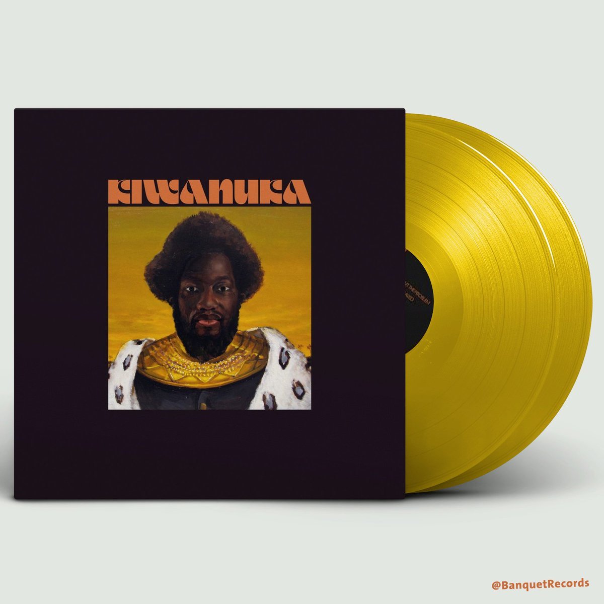 Michael Kiwanuka - ‎Kiwanuka - 2 x YELLOW COLOURED VINYL 180 GRAM LP SET - NEW