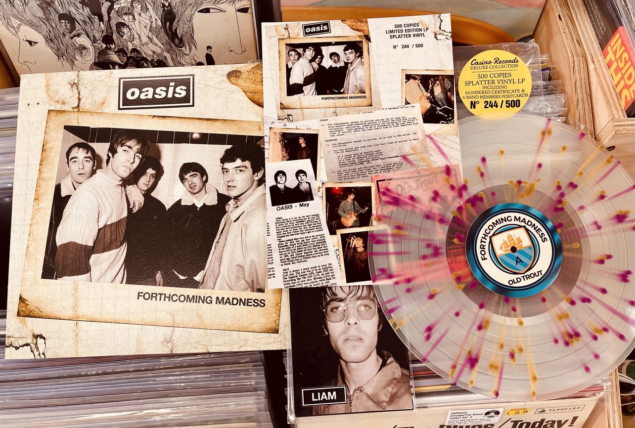 Oasis –  Forthcoming Madness - SPLATTER COLOURED VINYL LP