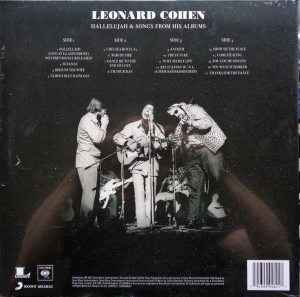 Leonard Cohen - Hallelujah & Songs From His Albums Blue Vinyl 2LP