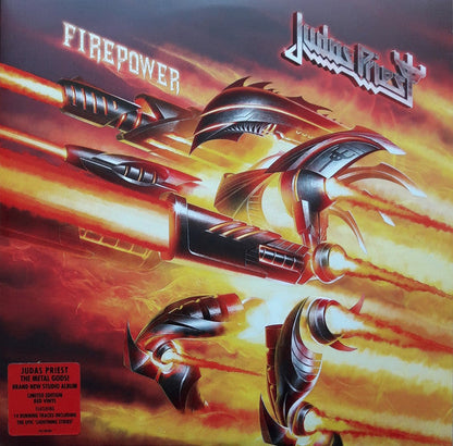 Judas Priest – Firepower - 2 x RED COLOURED VINYL LP SET