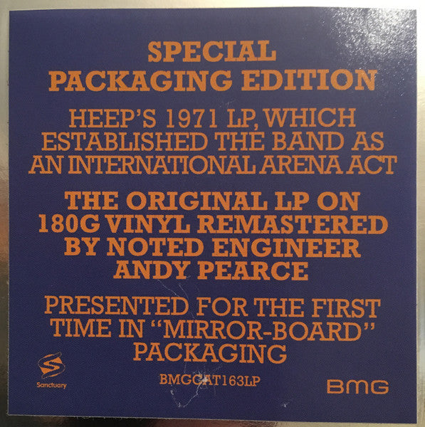 Uriah Heep – Look At Yourself - 180 GRAM VINYL LP in MIRRORBOARD SLEEVE