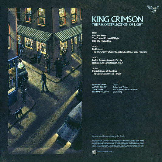 King Crimson ‎– The ReconstruKction Of Light 200g Vinyl 2LP