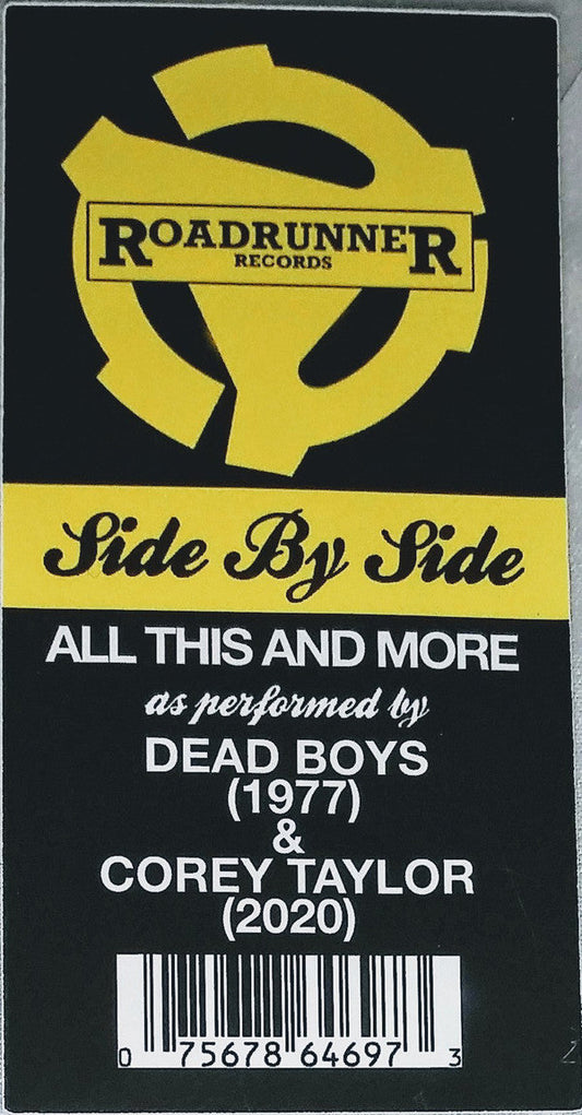 Corey Taylor / Dead Boys* ‎– All This And More Coloured Vinyl 12" RSD  2020