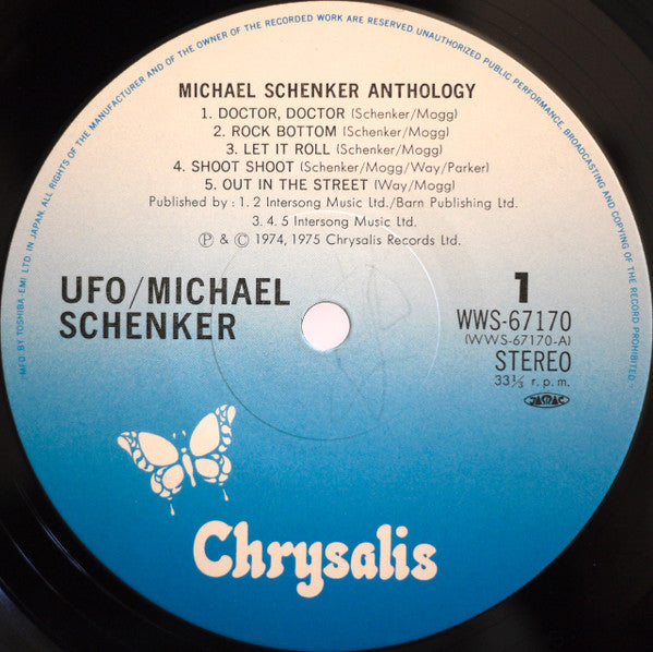 Michael Schenker – Michael Schenker Anthology - 2 x VINYL LP SET JAPANESE ISSUE