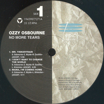 Ozzy Osbourne – No More Tears - 2 x VINYL LP