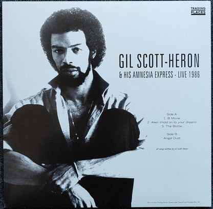 Gil Scott-Heron And His Amnesia Express – Live 1986 White Vinyl LP