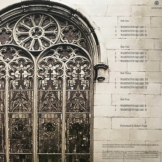 Robert Fripp - Washington Square Vinyl 2LP