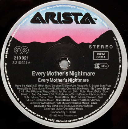 Every Mother's Nightmare ‎– Every Mother's Nightmare - VINYL LP ORIGINAL 1990 ISSUE