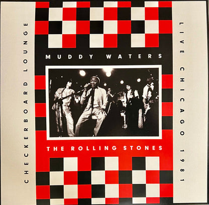 Muddy Waters & The Rolling Stones – Checkerboard Lounge : Live Chicago 1981 - 2 x RED / WHITE COLOURED VINYL LP SET