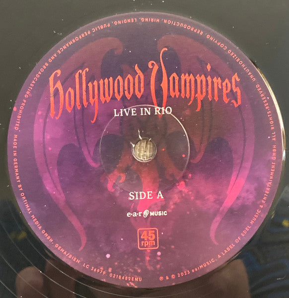 Hollywood Vampires ‎– Live In Rio - 2 x VINYL LP SET
