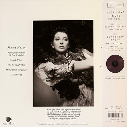 Kate Bush - The Hounds Of Love Ltd Fish Indies Only Raspberry Beret Vinyl LP