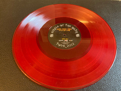 Axel Rudi Pell – Live On Fire (Circle Of The Oath Tour 2012) - 3 x YELLOW / ORANGE / RED COLOURED VINYL LP SET