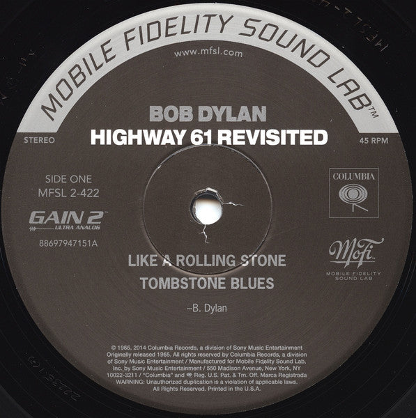 Bob Dylan ‎– Highway 61 Revisited - 2 x VINYL LP
