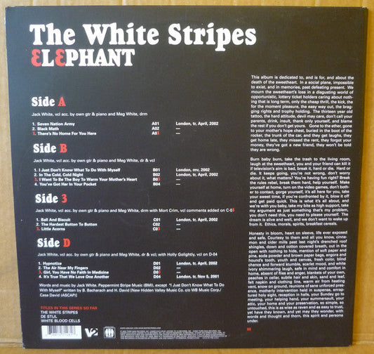 White Stripes - Elephant Vinyl 2LP