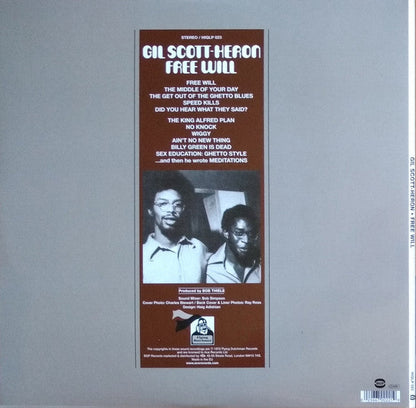 Gil Scott-Heron - Free Will Vinyl LP