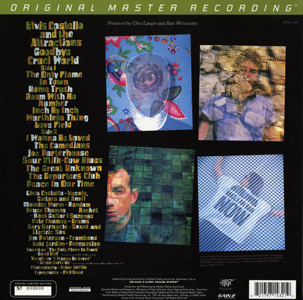 Elvis Costello & The Attractions – Goodbye Cruel World - VINYL LP