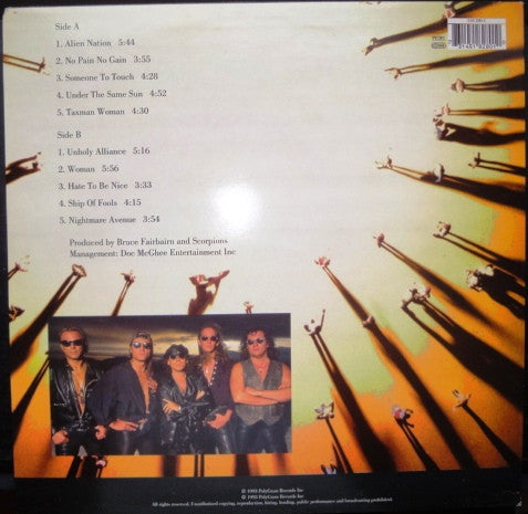 Scorpions – Face The Heat - VINYL LP, ORIGINAL 1993 ISSUE