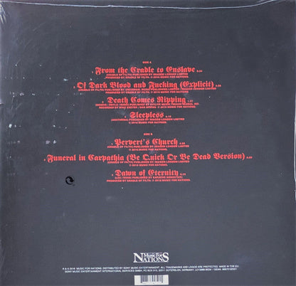 Cradle Of Filth – From The Cradle To Enslave - RED COLOURED VINYL LP